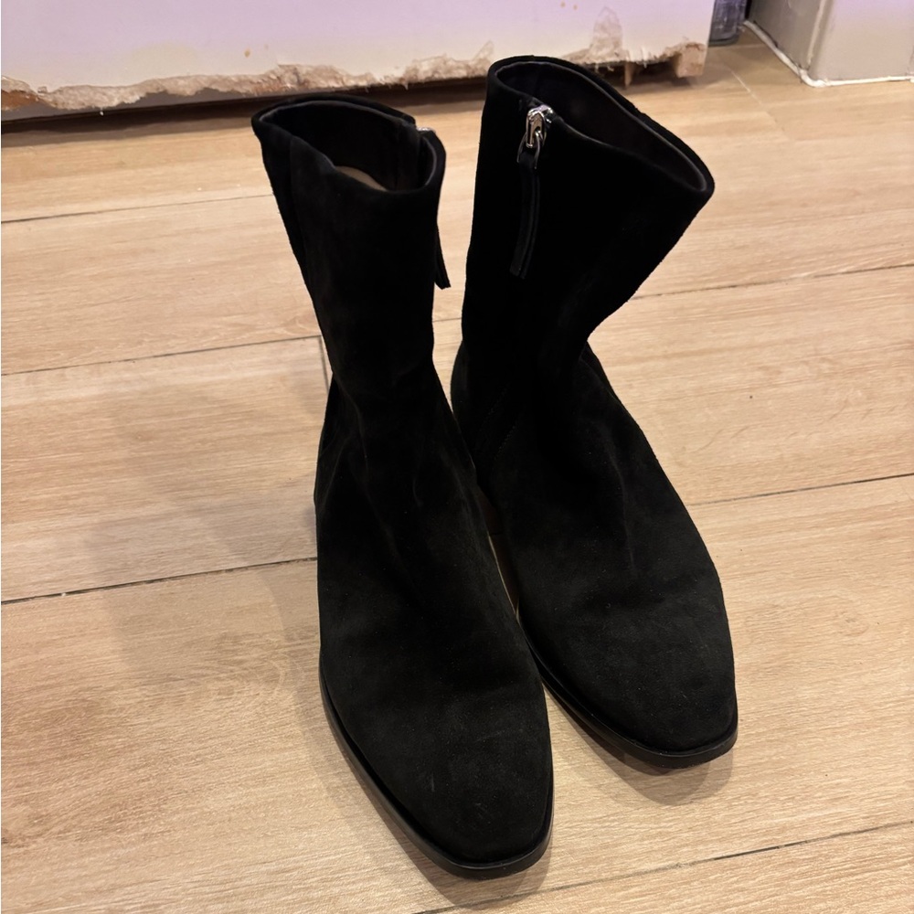 Theory Black Leather Footwear size 8